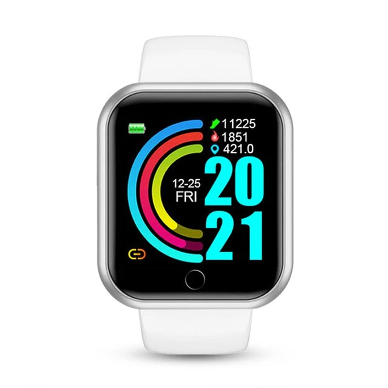 Wakefresh smart watch for women and men featuring Bluetooth connectivity, fitness tracking, sleep monitor, and digital display.