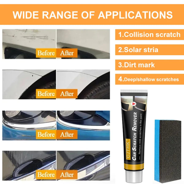 Wakefresh car scratch remover paint care tool for polishing and repairing auto body scratches and swirl marks.