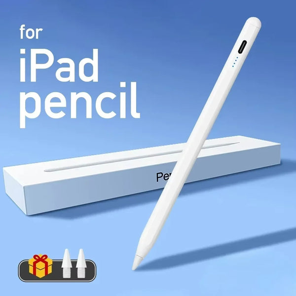 Wakefresh Apple Pencil palm rejection and power display stylus for iPad Pro, Air, Mini 2021-2025 with precise tip and ergonomic design.