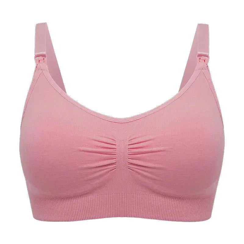 High Quality Plus Size Nursing Bra Breathable Women Breastfeeding Underwear Seamless Maternity Bra Push Up - Wakefresh