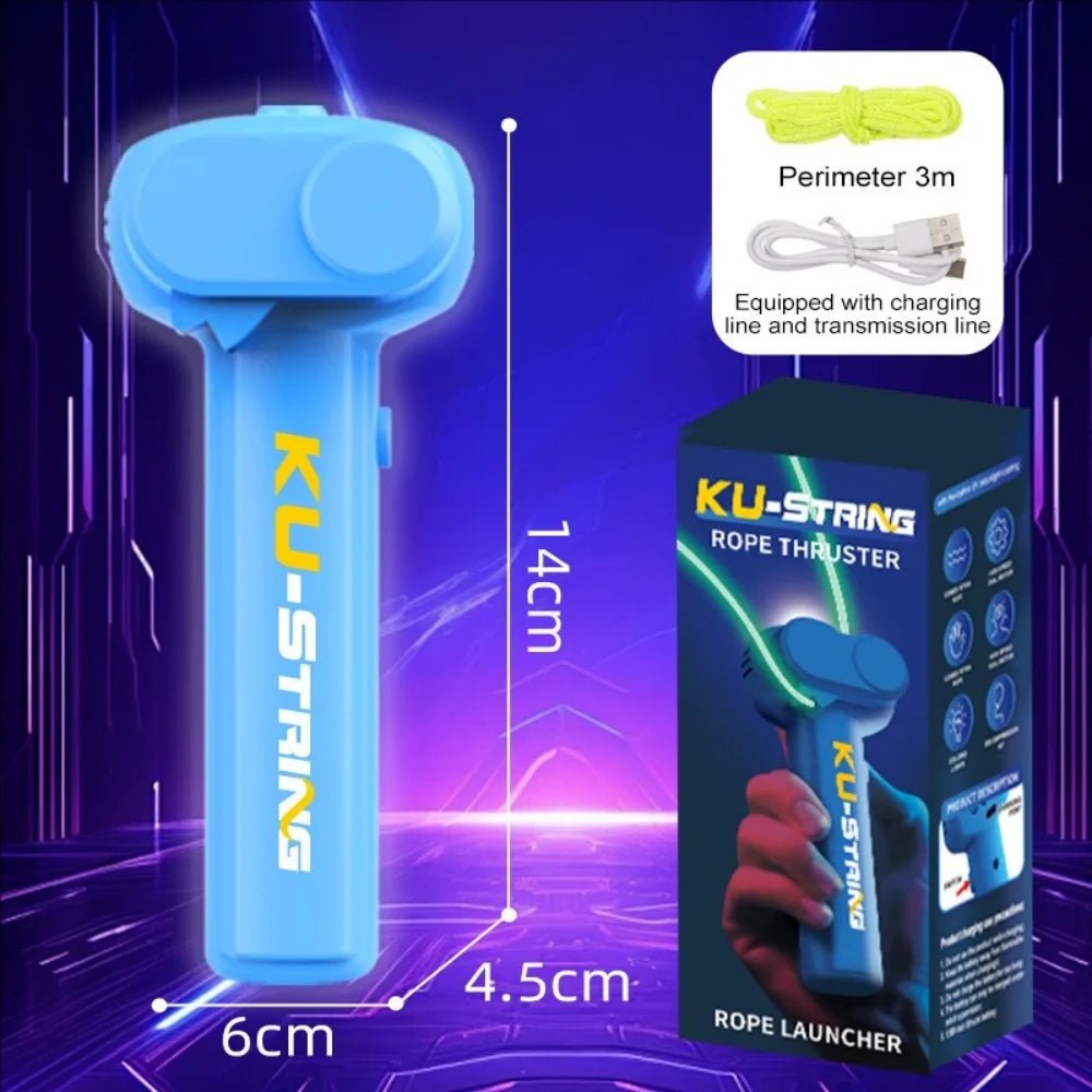 Glow - in - the - dark fun electric rope thruster children's outdoor new exotic decompression toys Creative toys for cats and pets - Wakefresh